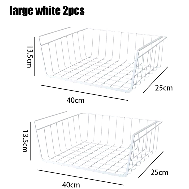 Multi-Functional Iron Base Perforated Hanging Storage Rack for Kitchen and Bathroom Organization