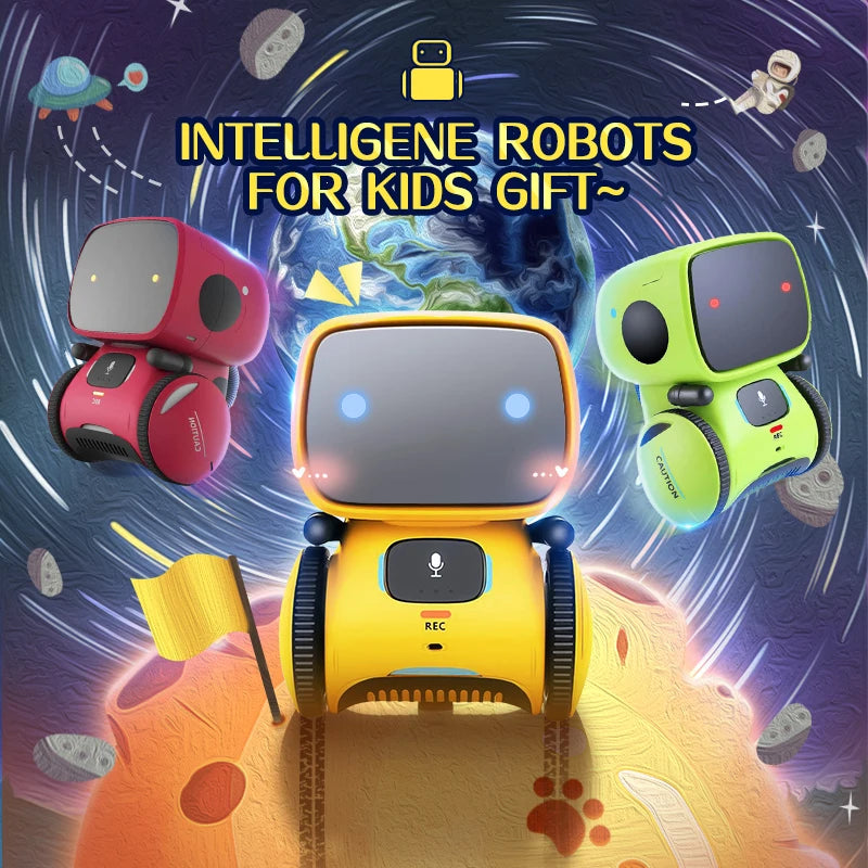 Voice-Activated Interactive Toy Robot - Smart Dancing Robot for Children with Touch Features - Ideal Birthday Gift