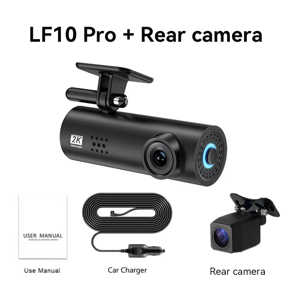 NOYAFA LF10 4K Front Dashcam with Loop Recording, Auto Overwrite, and Time Overprint Video Playback