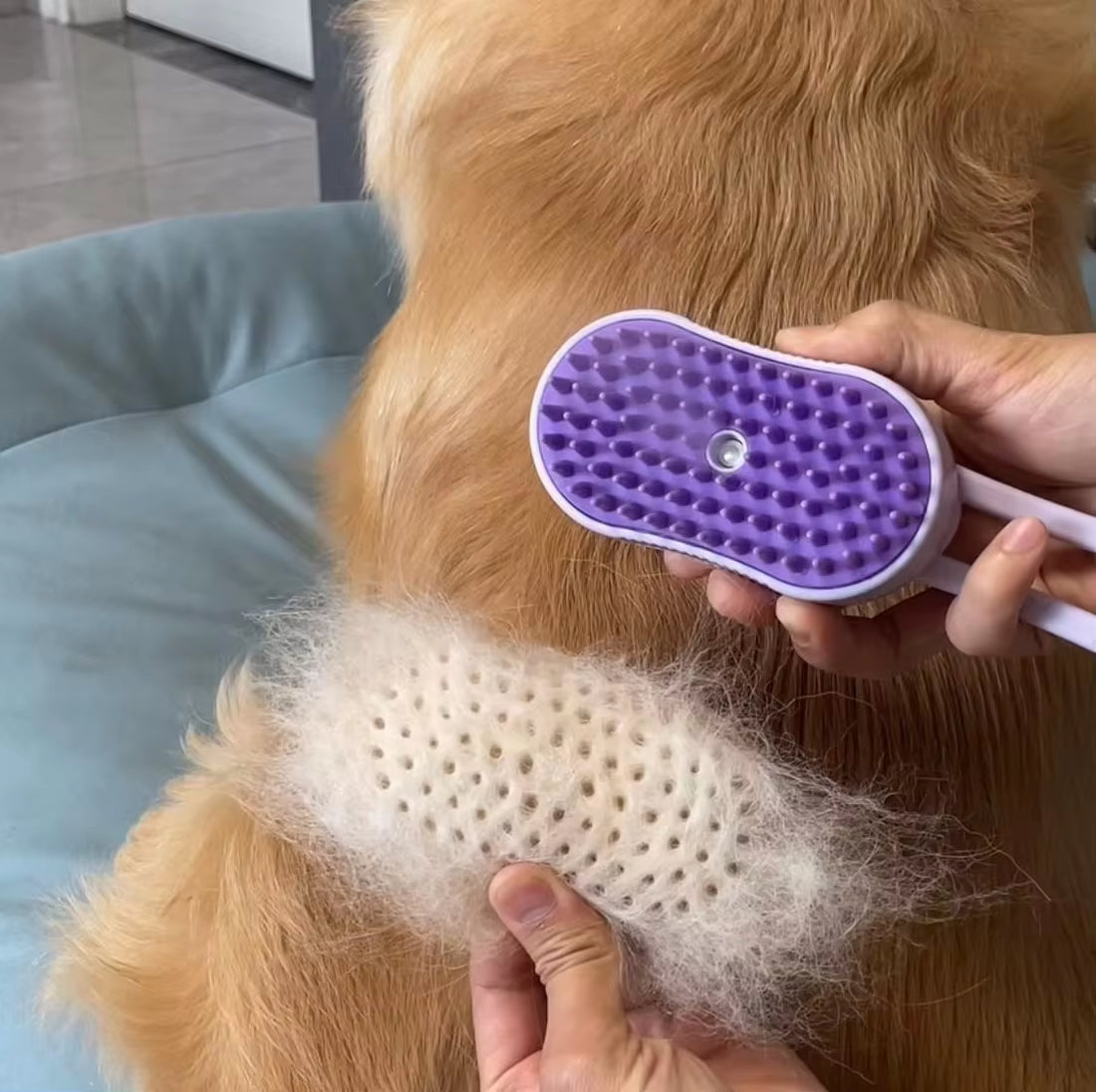 Electric Pet Spray Comb for Cats and Dogs - One-Touch Grooming and Massage Tool