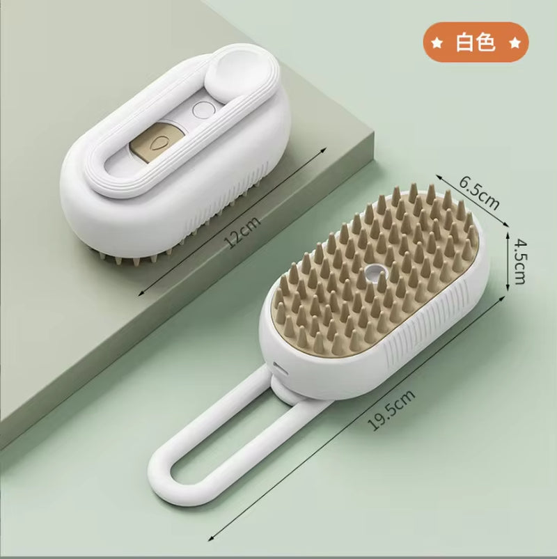 Electric Pet Spray Comb for Cats and Dogs - One-Touch Grooming and Massage Tool